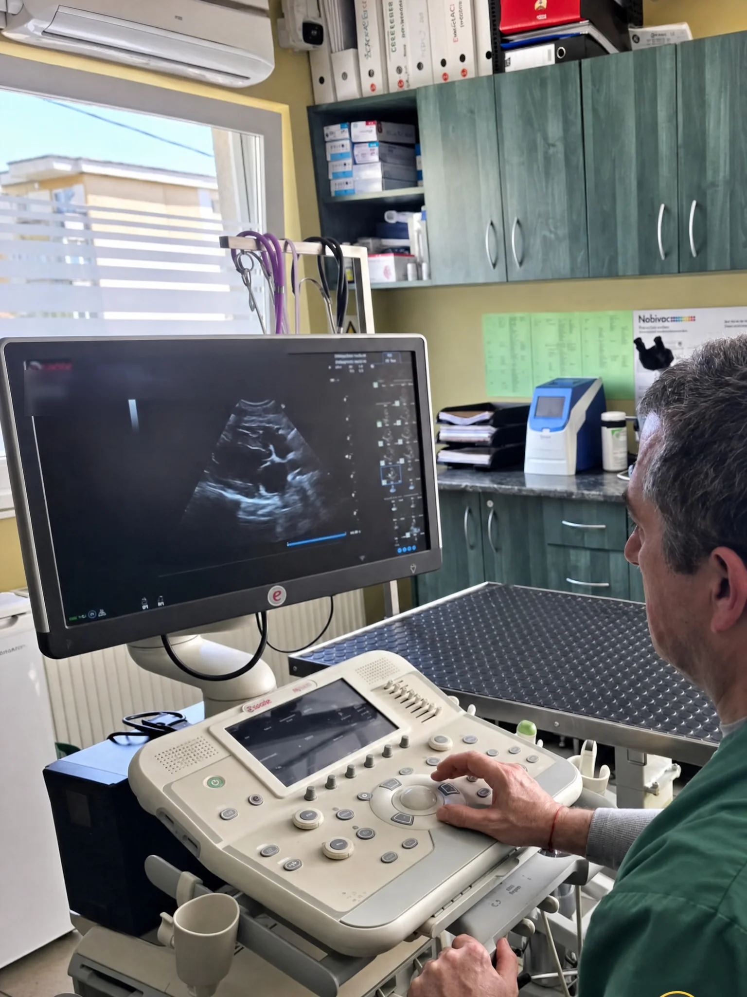 Ecograful cardiac Esaote la Denvet Prax
